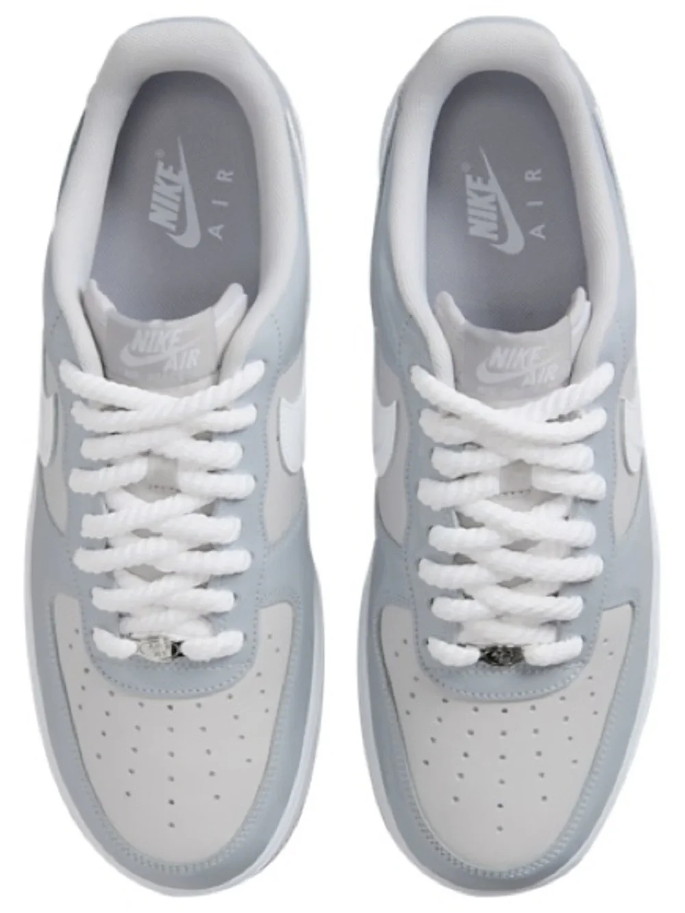 Brand New Nike Air Force 1 07 LV8 Low in Wolf Grey/White/Vast Grey